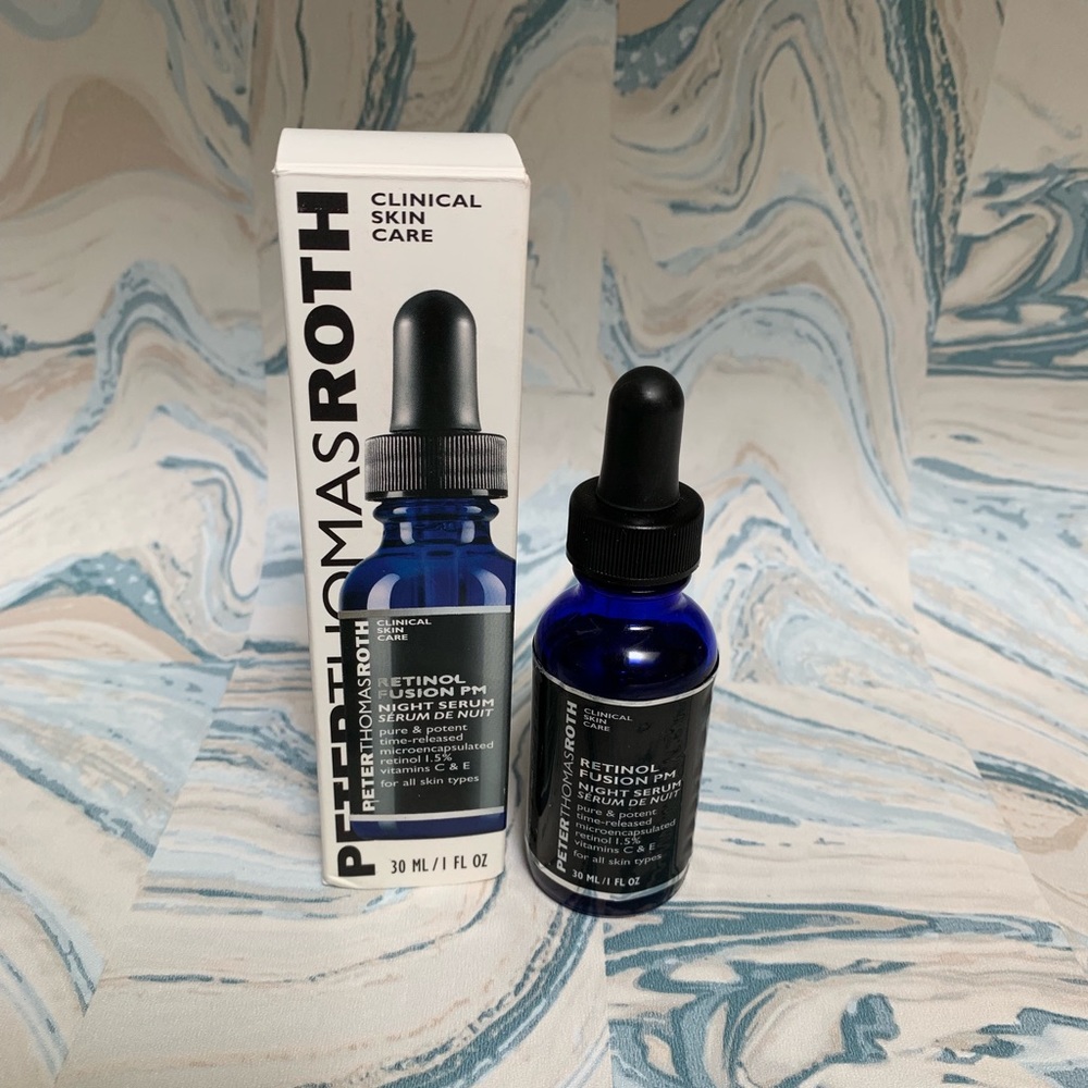EUC PETER THOMAS ROTH 1oz retinol night serum